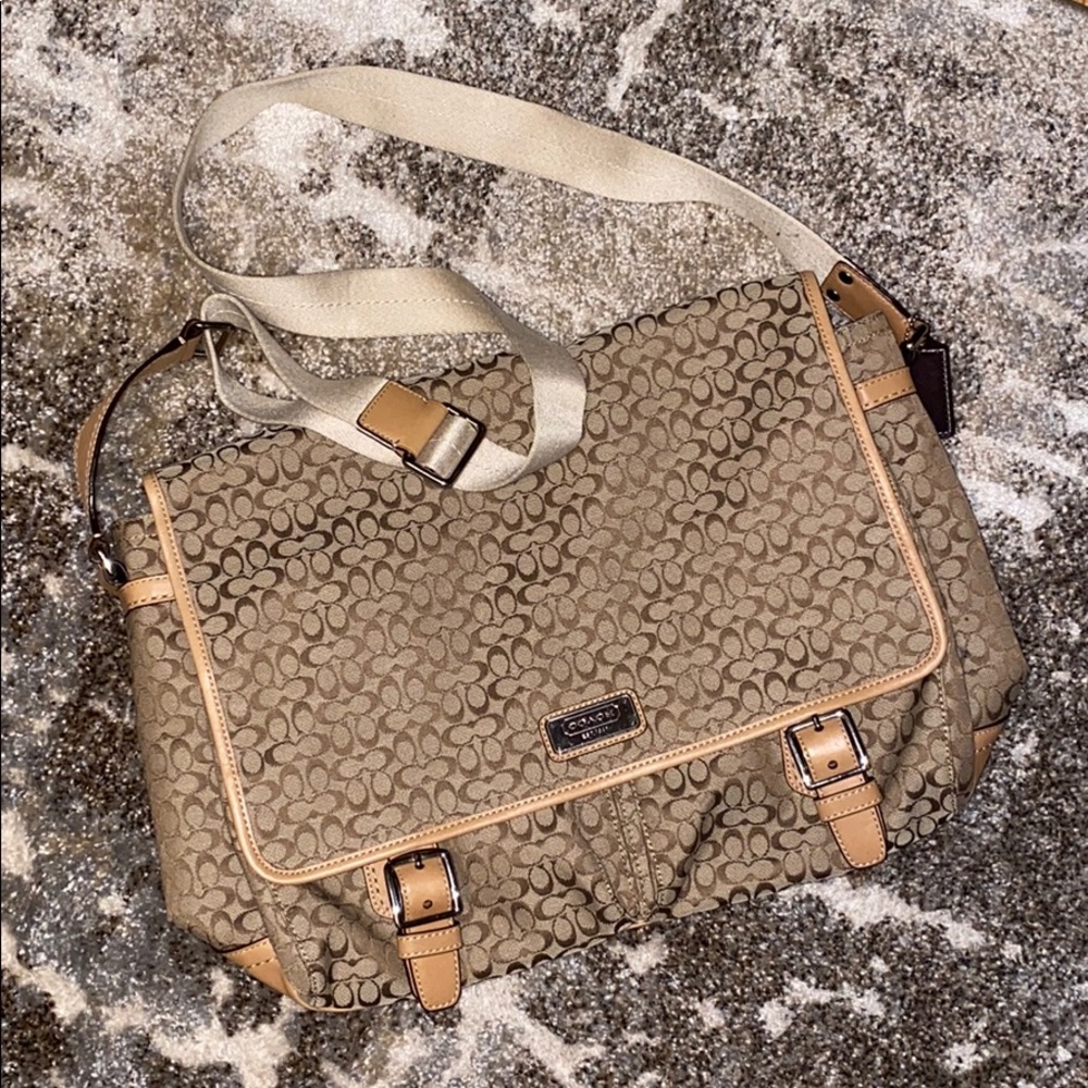Coach messenger/laptop bag
